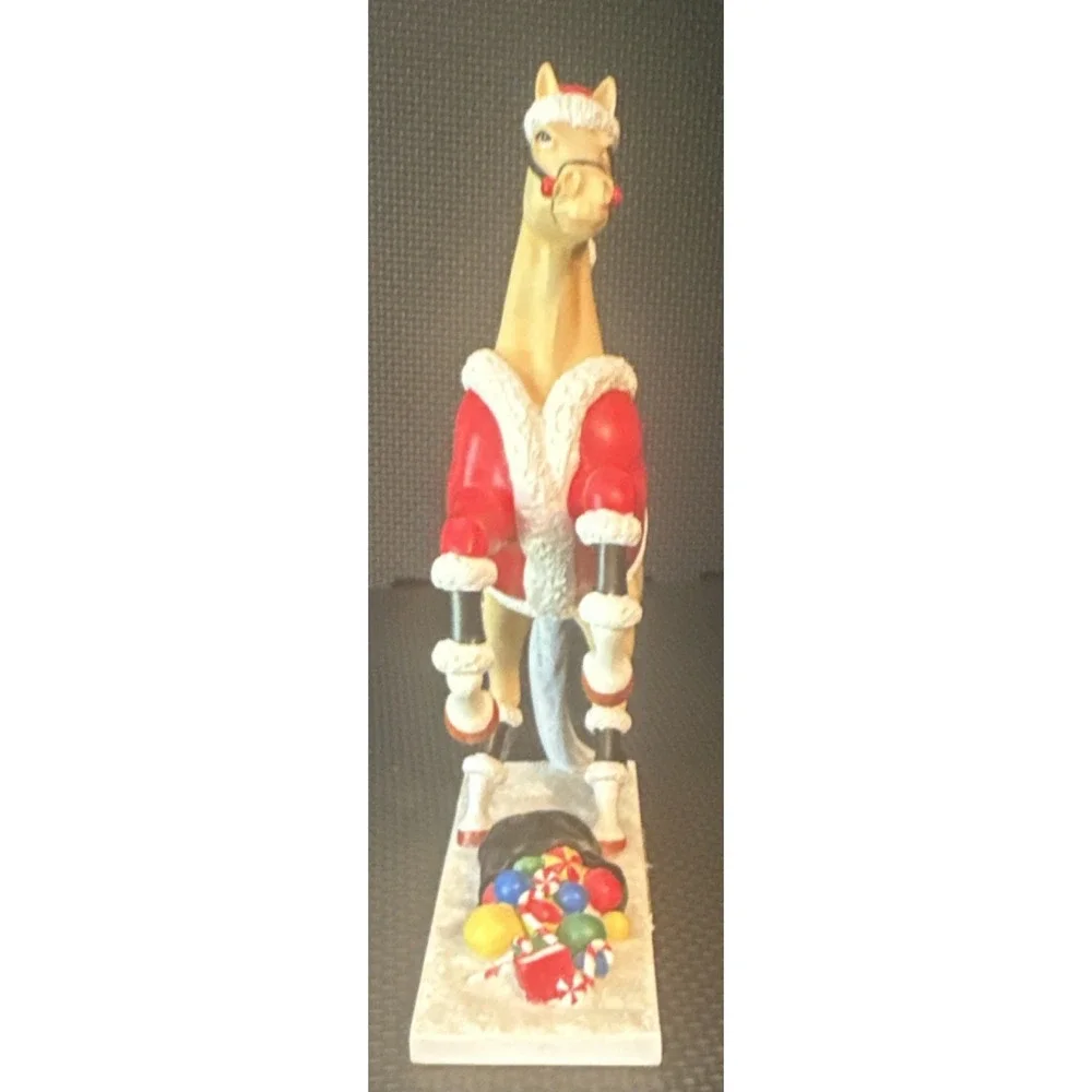 Trail of Painted Ponies Santa Pony Resin Figurine Holiday Collectible Horse 2014